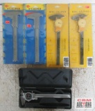 Caliper Assortment TM51000Dial Caliper w/ Storage Case, Dial Calipers & 6