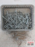 Gray Tote & Pegboard Peg Assortment