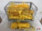 Wire Crate of Yellow Braided Polypropylene Rope - Various Sizes