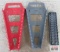 Hansen Red/Gray Combination Wrench Racks & 1/4