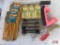 Wire Brush Assortment, 3 Position Scrapers & Leather Gloves