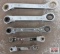 KA-Star 5pc 6pt & 12pt, Metric Box End Ratcheting Wrench Set 7mm x 8mm - 6pt 9mm x 10mm - 6pt 12mm