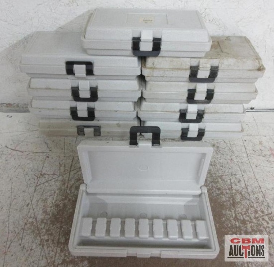 EMPTY Small Gray Molded Tool Cases - Set of 10