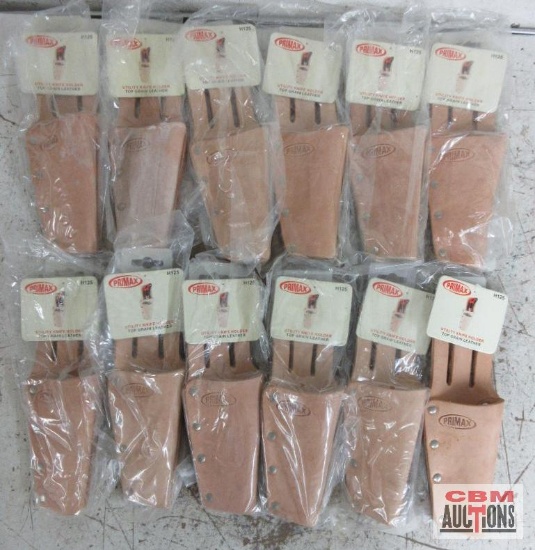 Primax H125 Top Grain Leather Utility Knife Holder - Set of 12