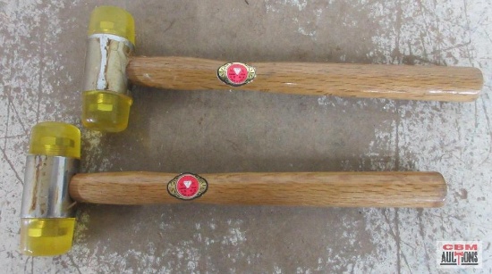 Yellow Double Face Hammers - Set of 2