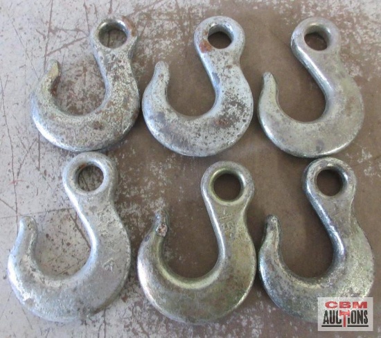 7/16" Slip Hooks - Set of 6