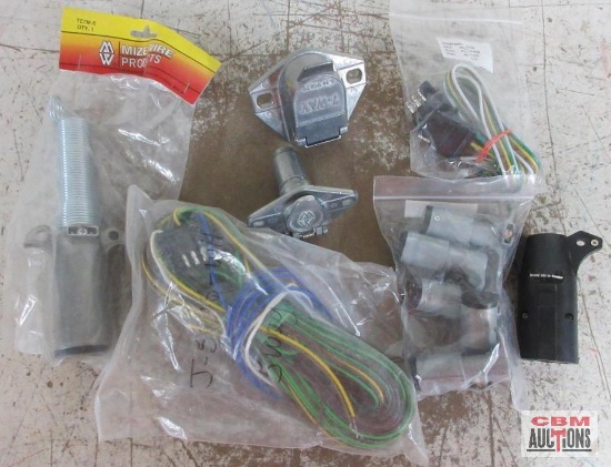 Mize 7 & 6 Way Connectors, Wiring Harnesses, 7 Pin Trailer Connector, Male, Misc Trailer Connectors