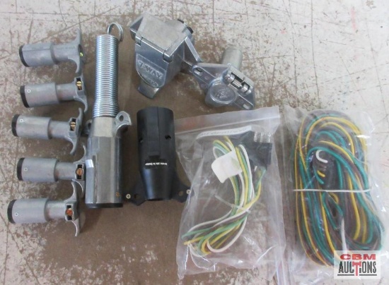 Mize 7 & 6 Way Connectors, Wiring Harnesses, 7 Pin Trailer Connector, Male, Misc Trailer Connectors