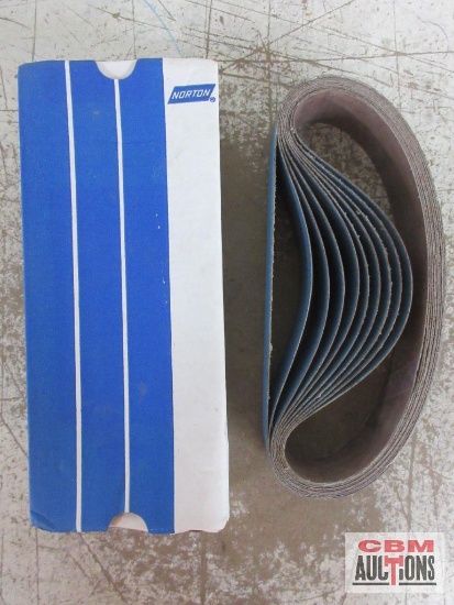 Norton 22397 2" x 25-1/2" , 80Y Grit Sanding Belts - Set of 10(+/-) Belts