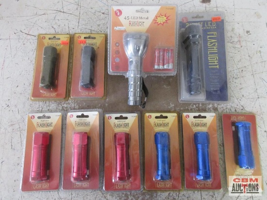 10pc Flashlight Set