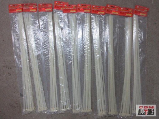 Pit Bull TAIC0769-12 12pc 28" x 9.0mm Cable Ties - Set of 10(+/-) Packs