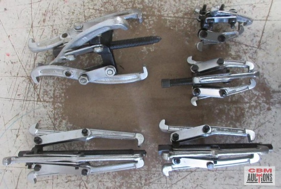 Tru Forge 5pc Bearing Puller Set 3", 4", 6", 6" (Missing Bolts) & 8"