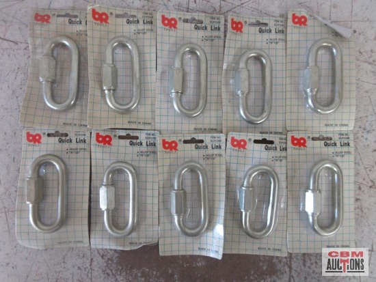 BR Tools QLN12AB Alloy Steel Quick Link, "N" 1/2" - Set of 10(+/-)