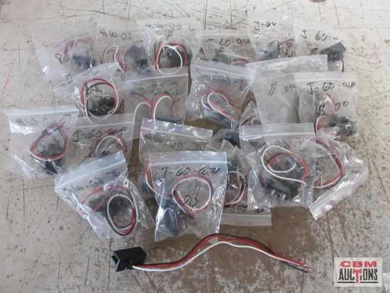 Jammy J-360-WH 3 Prong Wiring Harnesses - Set of 20(+/-)