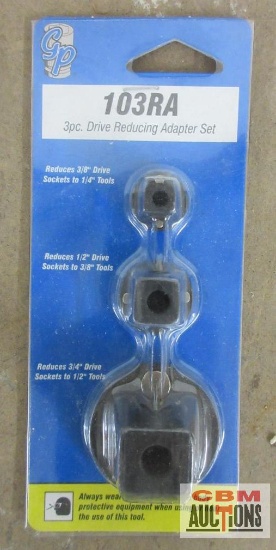 Grey Pneumatic 103RA 3pc Drive Reducing Adapter Set