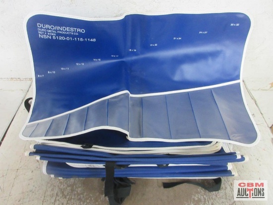 Duro/Industro Blue & White Combination Wrench Pouches - Set of 20(+/-)