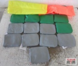 Green & Yellow - Orange & Gray Convertible Tote Bags - Set of 13(+/-)