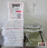 AES-1480 Large Disposable Coveralls - Set of 25(+/-) 3M 07191 Small/Petite Dual Cartridge Respirator