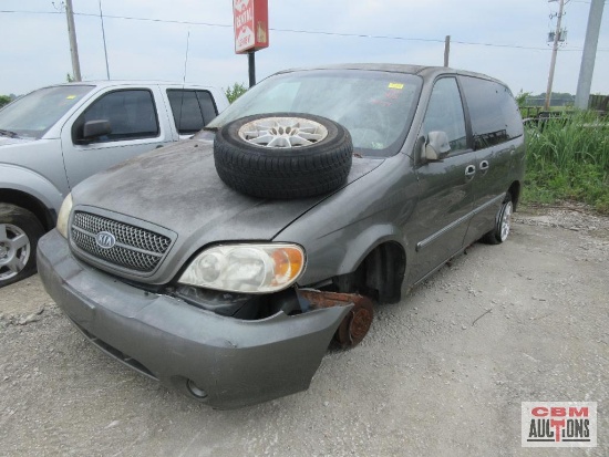 2005 Kia Sedona Van, VIN # KNDUP132356708568