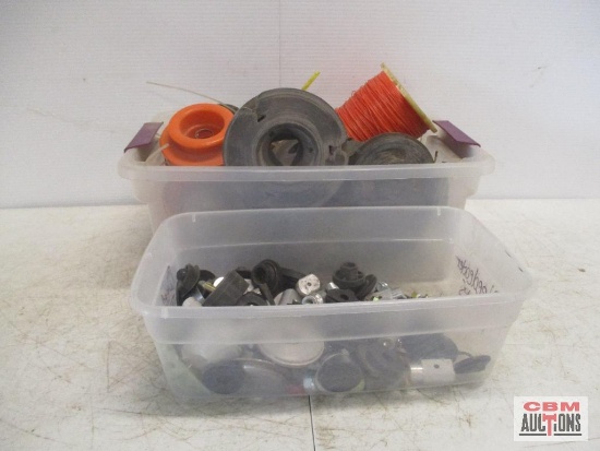 Assortment Of String Trimmer Heads & Parts