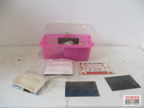 Assortment Of Floor Scrapper Blades *1