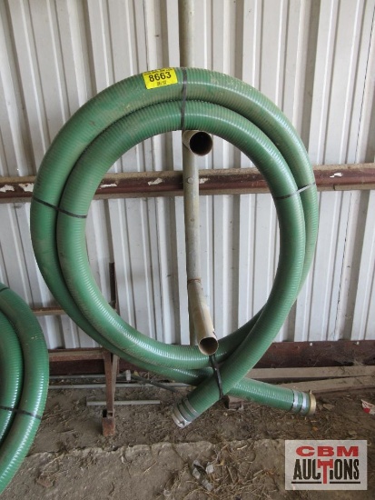 3" Green Suction Hose *2