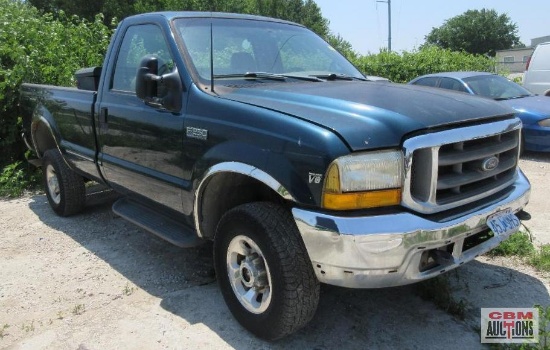 1999 Ford F-250 Pickup Truck 4x4, VIN # 1FTNF21F0XEB28349