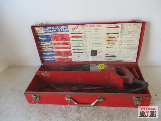 Milwaukee Electric Sawsall With Case(Unknown) *1