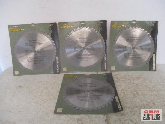 (4) Quantum Pro 10" Saw Blades *1