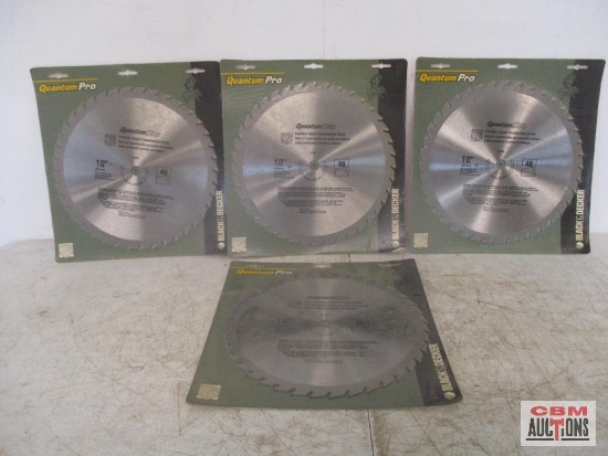 (4) Quantum Pro 10" Saw Blades *1