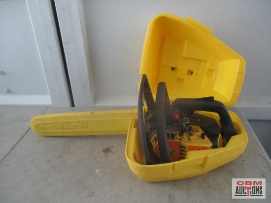 McCulloch MacCat Chainsaw 18" Bar With Case *B12