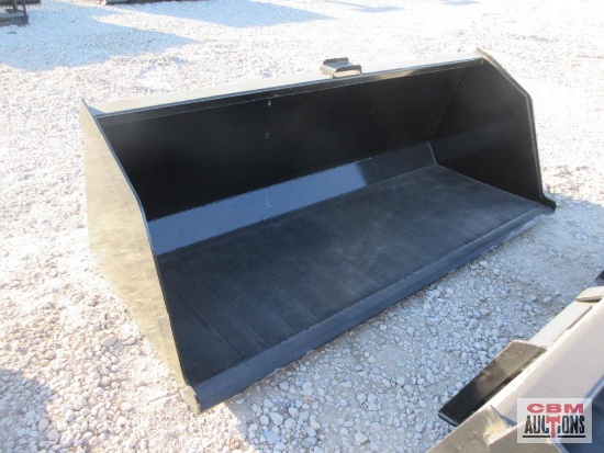 KC 84" Skid Steer High Capacity Snow/Litter/Mulch Smooth Bucket Weighs #534 *2