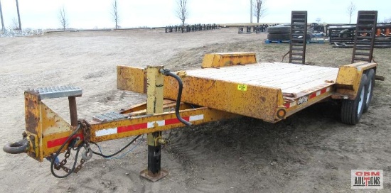 2010 Redi Haul Trailers FSL1617 81"x19' Tandem Axle Trailer, VIN # 47SS162T3A1024923