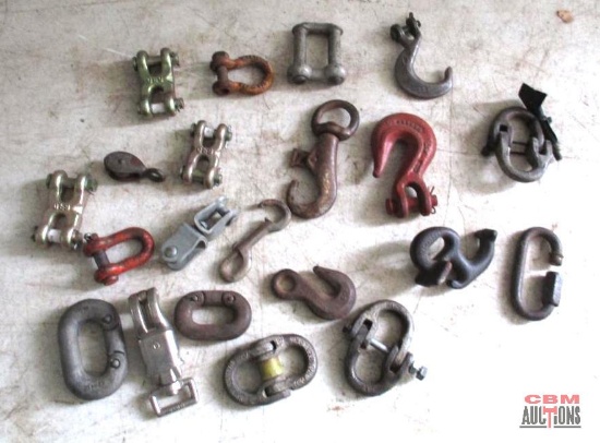Assorted Hooks,ClevicesAnd Pulleys *E18