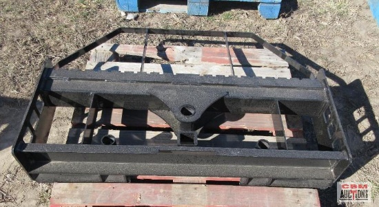 Wolverine PFF3-13-45W Skid Steer Pallet Fork Frame, Bale Spike Frame & Trailer Spotter S# 0710