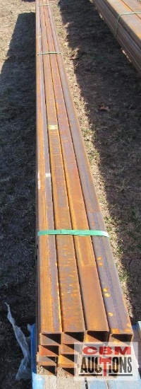 Steel Square Tubing 2" x 2" x 19' 6" 1/8" Wall (BID IS QUANTITY TIMES THE BID PRICE) *SOUTH