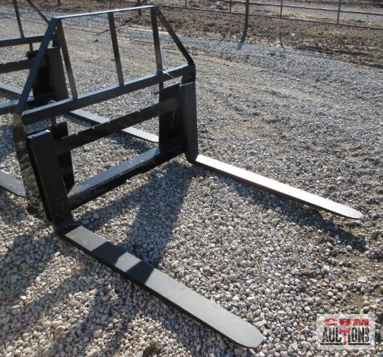 AGT SAII100 48" Skid Steer Pallet Forks 4K S# 901A *1