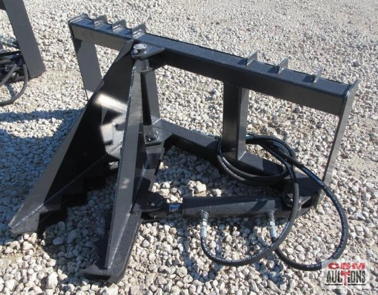 JCT Skid Steer Hydraulic Tree Puller With Hoses & Couplers *3