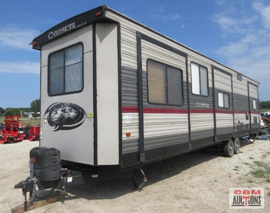2019 Forest River Cherokee 39.5' Destination Camper Trailer, VIN # 4X4TCKR2XKX136385