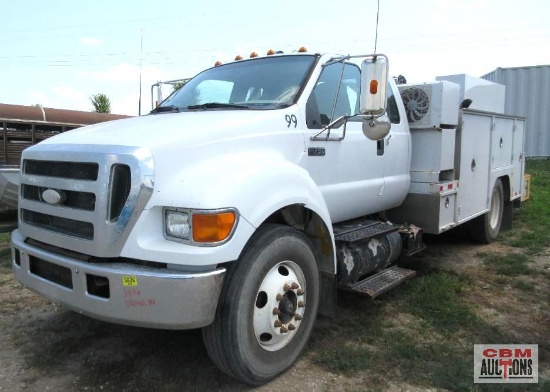 2006 Ford F-750 Service Truck, VIN # 3FRNX75G96V301174