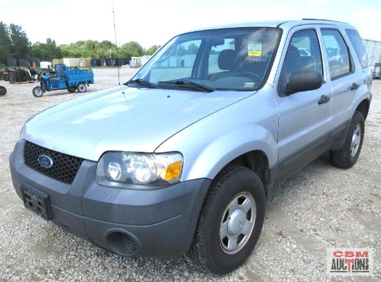 2007 Ford Escape Multipurpose Vehicle (MPV), VIN # 1FMYU02Z67KA77355