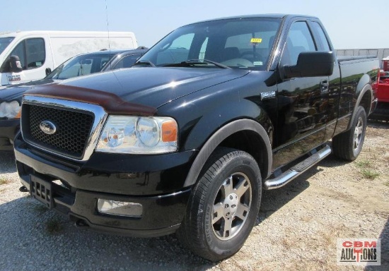 2004 Ford F-150 Pickup Extended Cab Truck, 4x4 VIN # 1FTRF14554NA82981