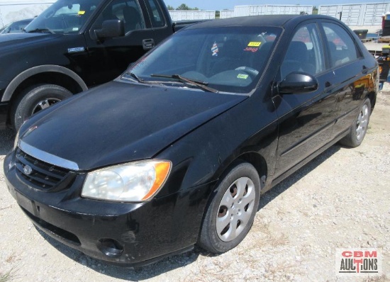 2006 Kia Spectra Passenger Car, VIN # KNAFE121165284089