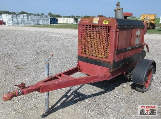 Ingersoll-Rand GRR85 Air Compressor 85 CFM, 4 Cyl Gas, Shows 301 Hrs (Seller Said Runs) *7