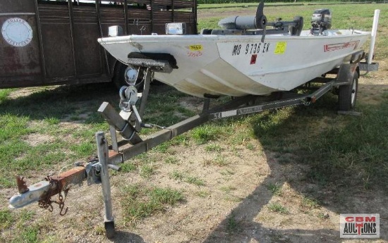 Lowe 16' Falcon AluminumBoat, 1994 Mercury 25 Hp Outboard Motor Long Shaft, Minn Kota Edge Trolling