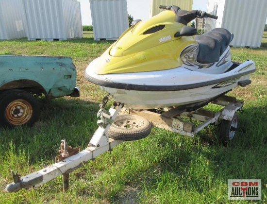 2003 Yamaha XLT800 WaveRunnerWith Trailer (Unknown) Waverunner VIn # YAMA398C303MO TITLE Trailer