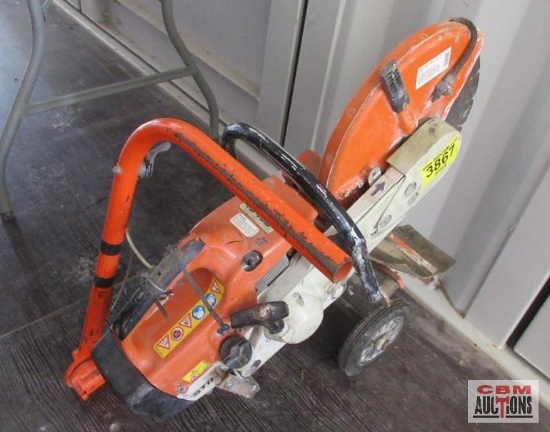 Stihl TS400 Concrete Cutting Hot Saw With Rolling Stand (Unknown) *A27