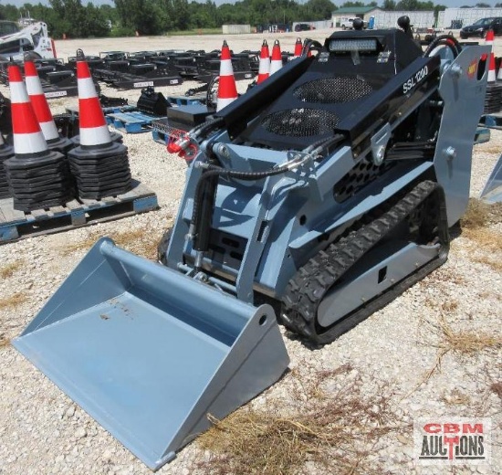 2026 SDLanch SSL1200 Mini Skid Steer Loader, YANMAR Diesel Engine, 44" Bucket, 6" Wide Tracks,