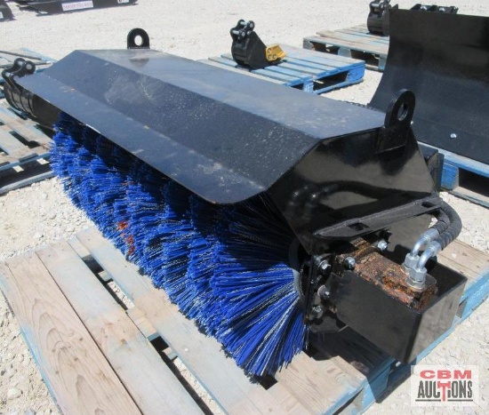 SDlanch 40" Hydraulic AngleBroom For Mini Skid Steer Loader *1