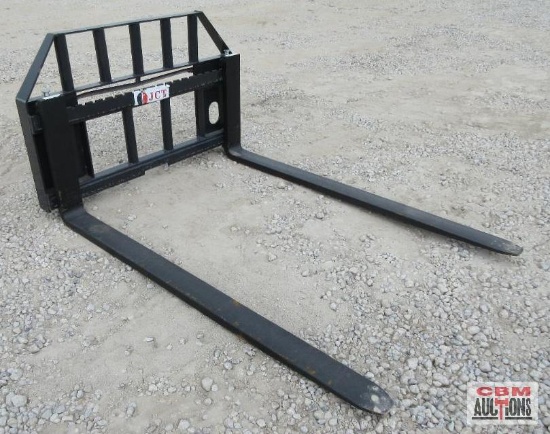 JCT Skid Steer 60" Pallet Forks (Bent Top Rail) *1